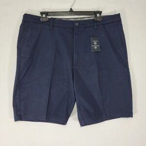 Joseph Abboud Men's Flat Front Shorts NAVY Size‎ 36 JA FF SHORT NEW